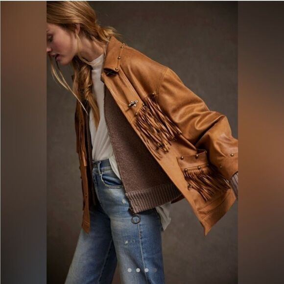 We The Free Jackets & Blazers - We The Free Knox Vegan Fringe Jacket